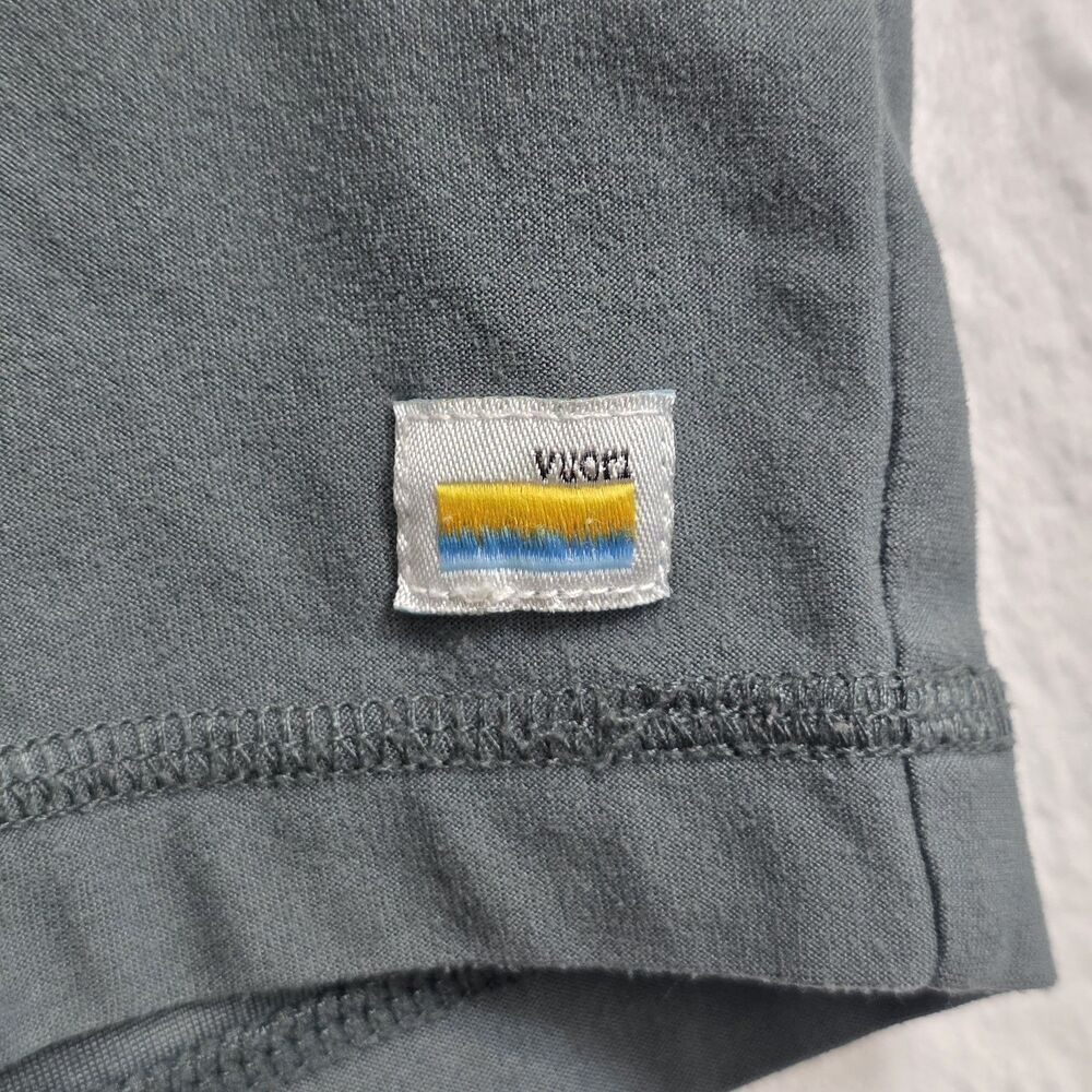 Vuori T Shirt Men’s Heathered Blue Strato Tech Tee V126 Crewneck Athletic Size S - Picture 2 of 8